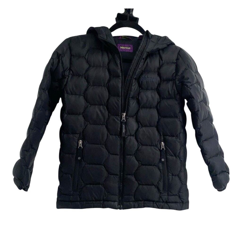 Marmot Black Puff 700 Fill Medium Goose Down Youth